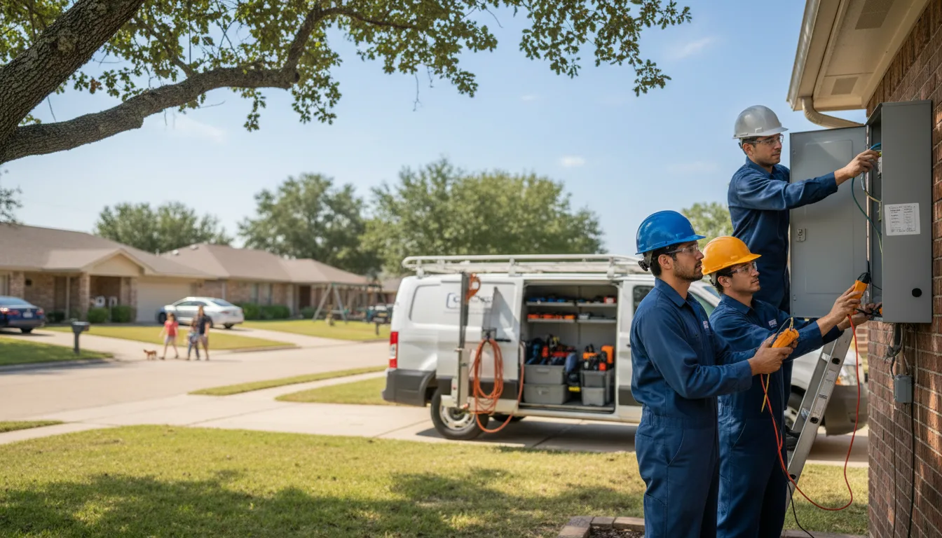 Certified electrician providing emergency electrical services in Crawford, NE